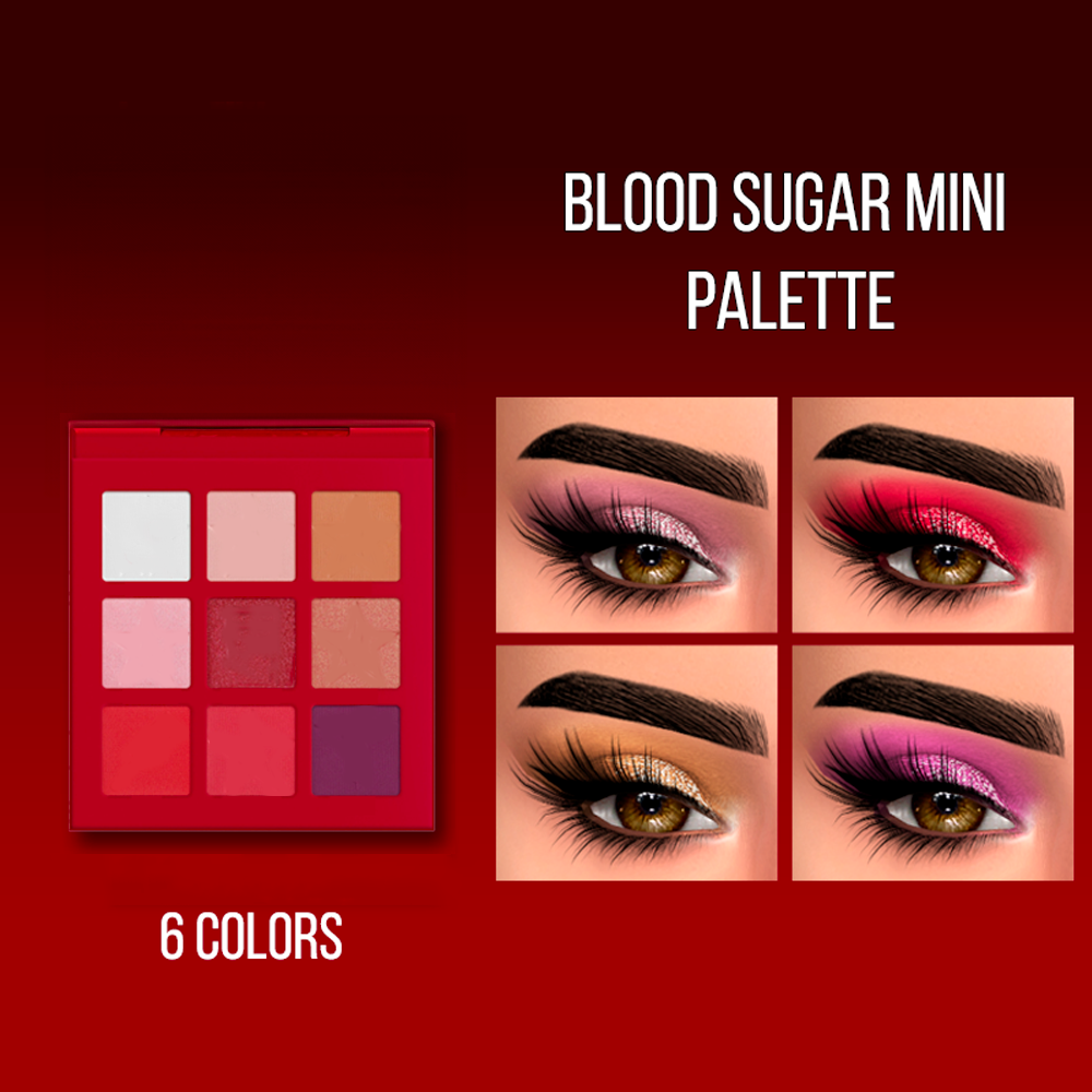 Fifthscreations Blood Sugar Mini Palette Eyeshadow Makeup Gallery