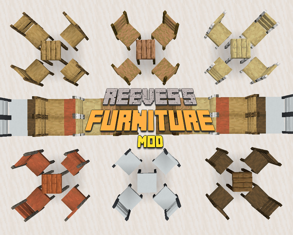 Furnitury Reeves S Furniture Screenshots Minecraft Mods Curseforge