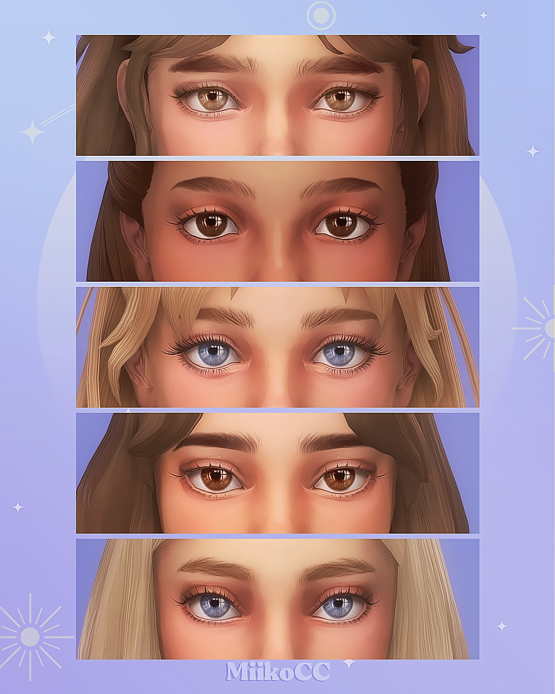 Eye Presets No The Sims Create A Sim Curseforge