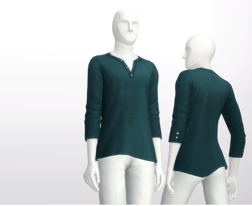 Install Half Sleeve Henley Neck T Shirt 2017 The Sims 4 Mods CurseForge