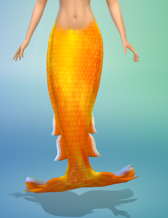 Goldfish Mermaid Tail The Sims 4 Create A Sim CurseForge