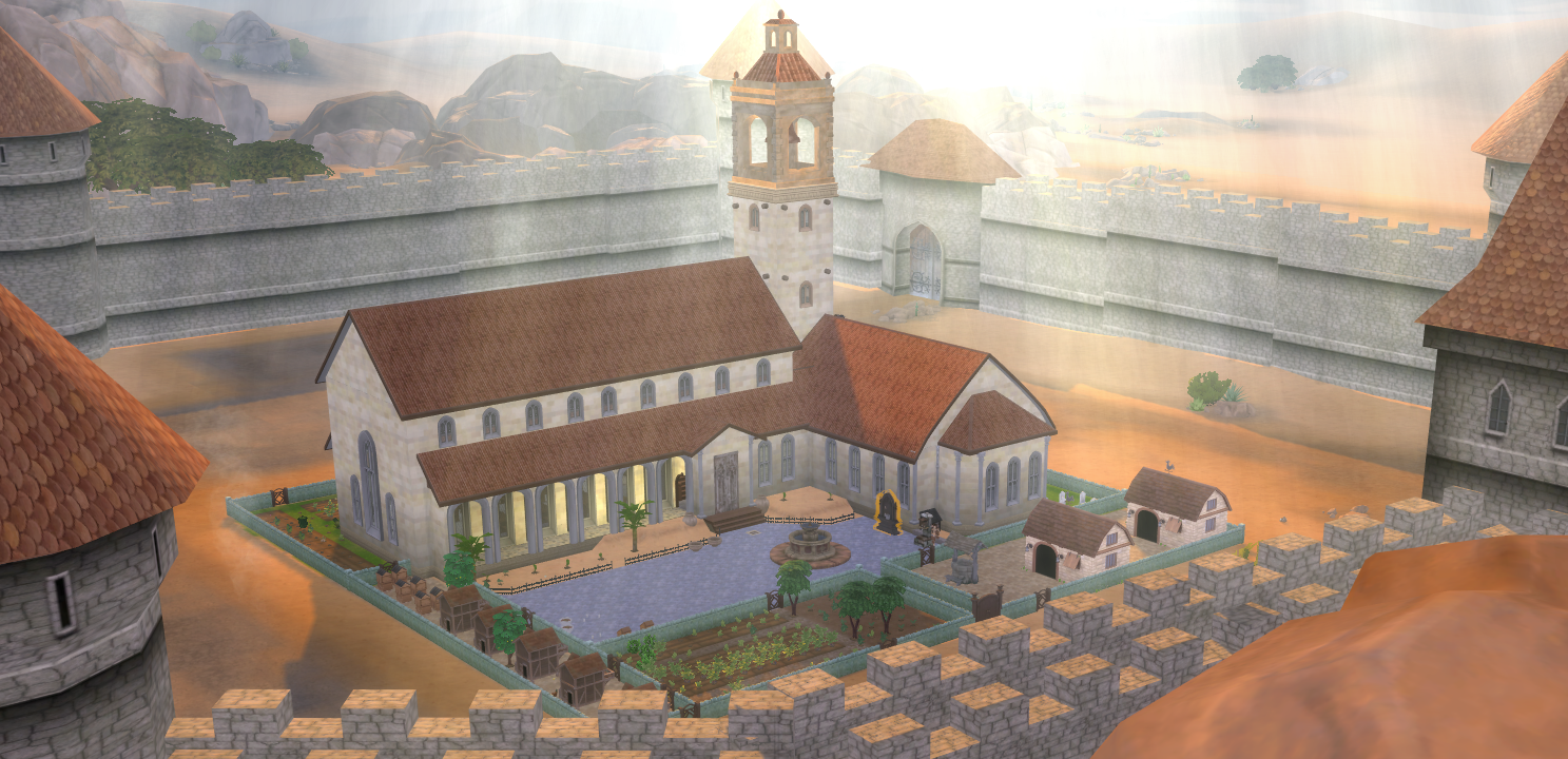 Peteran Monastery Replacement Lot For The Gtw Science Lab The Sims