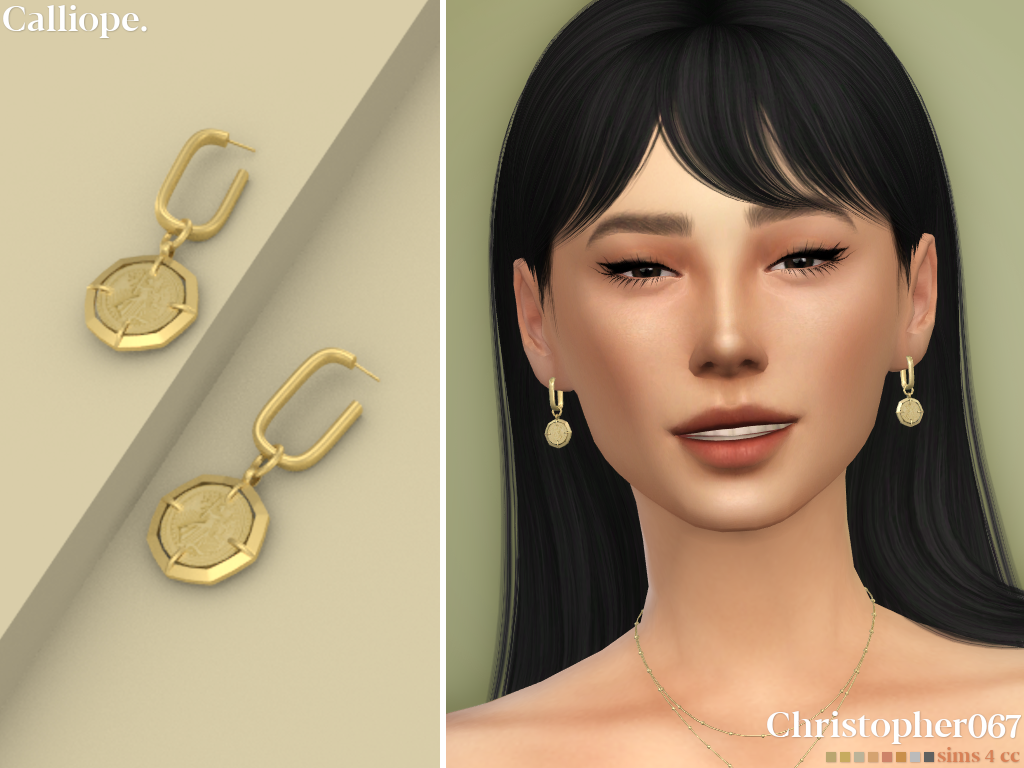 Calliope Earrings Screenshots The Sims Create A Sim Curseforge