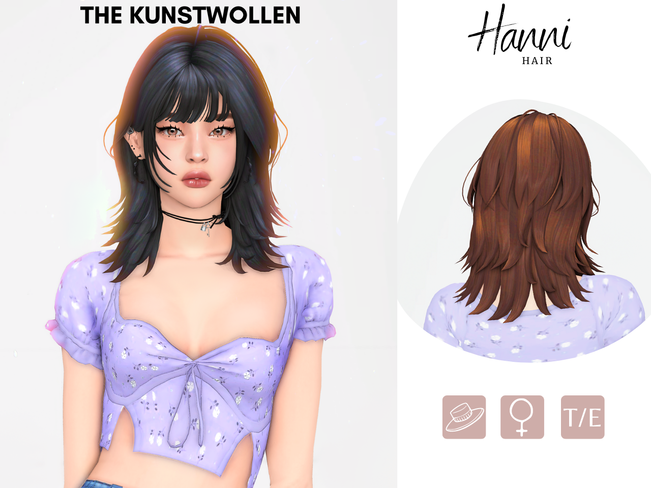 Hanni Hair Screenshots The Sims 4 Create A Sim CurseForge