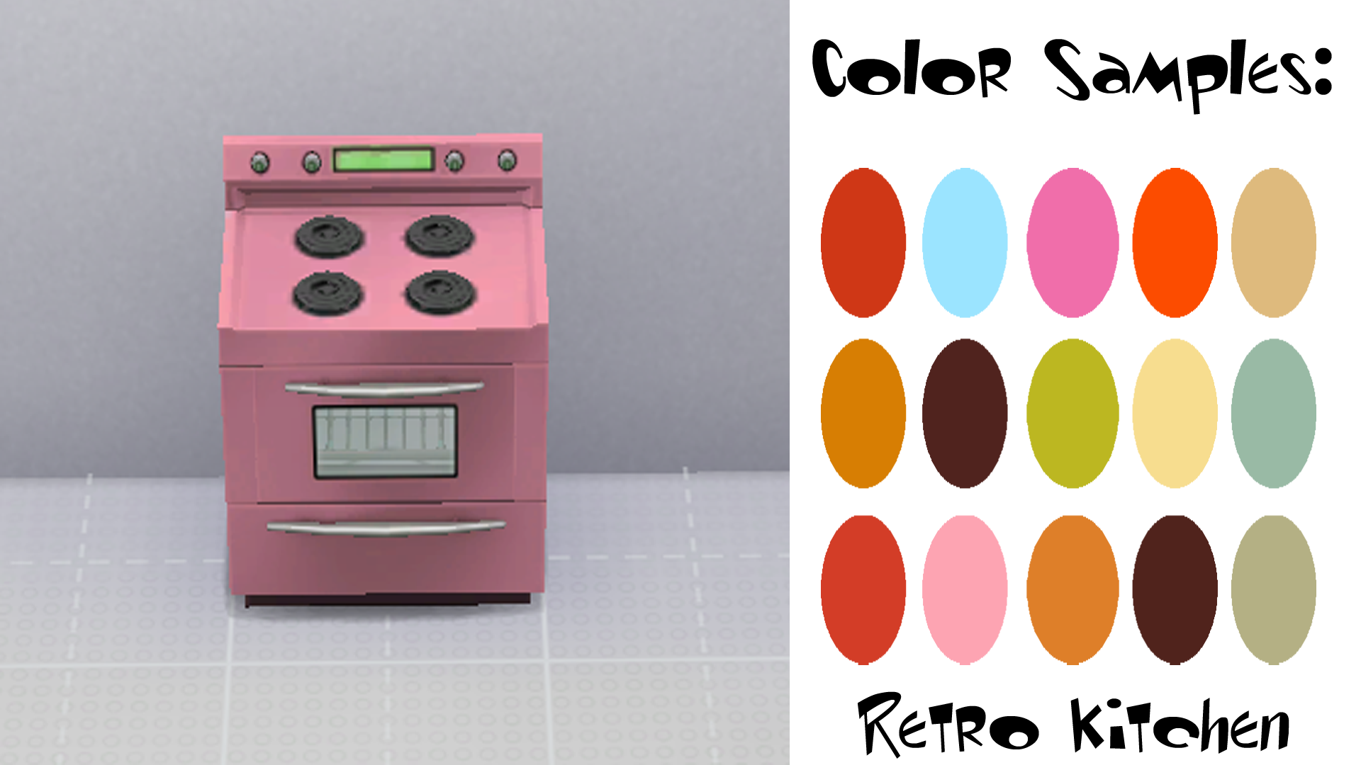 Fc Retro Kitchen Stove The Sims Build Buy Curseforge