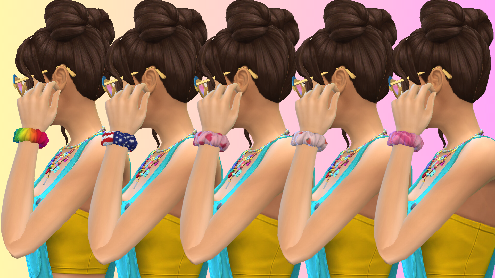 Scrunchie Recolors Screenshots The Sims 4 Create A Sim CurseForge