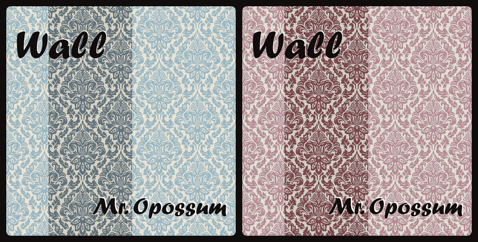 Mr Opossum Floral Damask Wall Screenshots The Sims 4 Build Buy