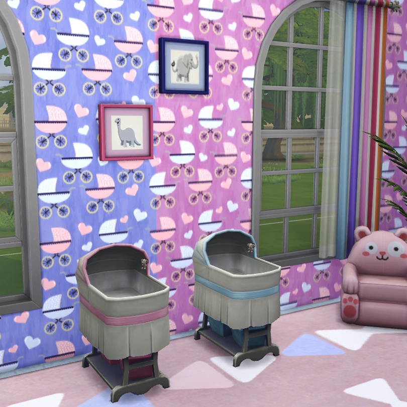 Baby On The Way Wallpaper Zelba Design Screenshots The Sims 4