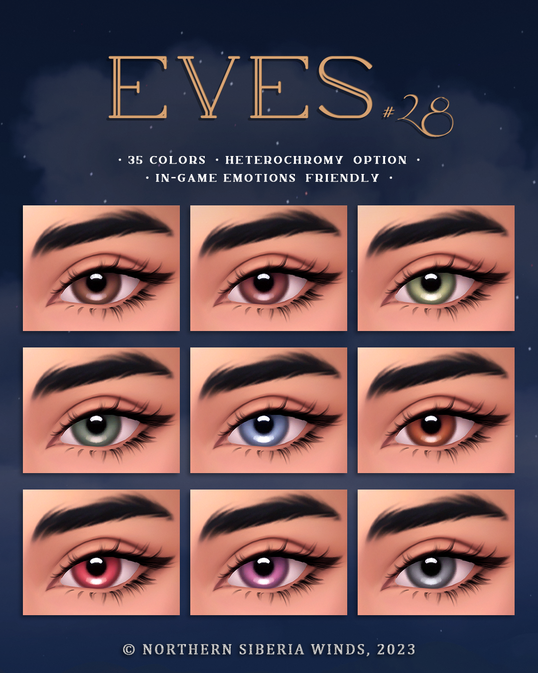 Non Default Eye Colors N28 Screenshots The Sims 4 Create A Sim