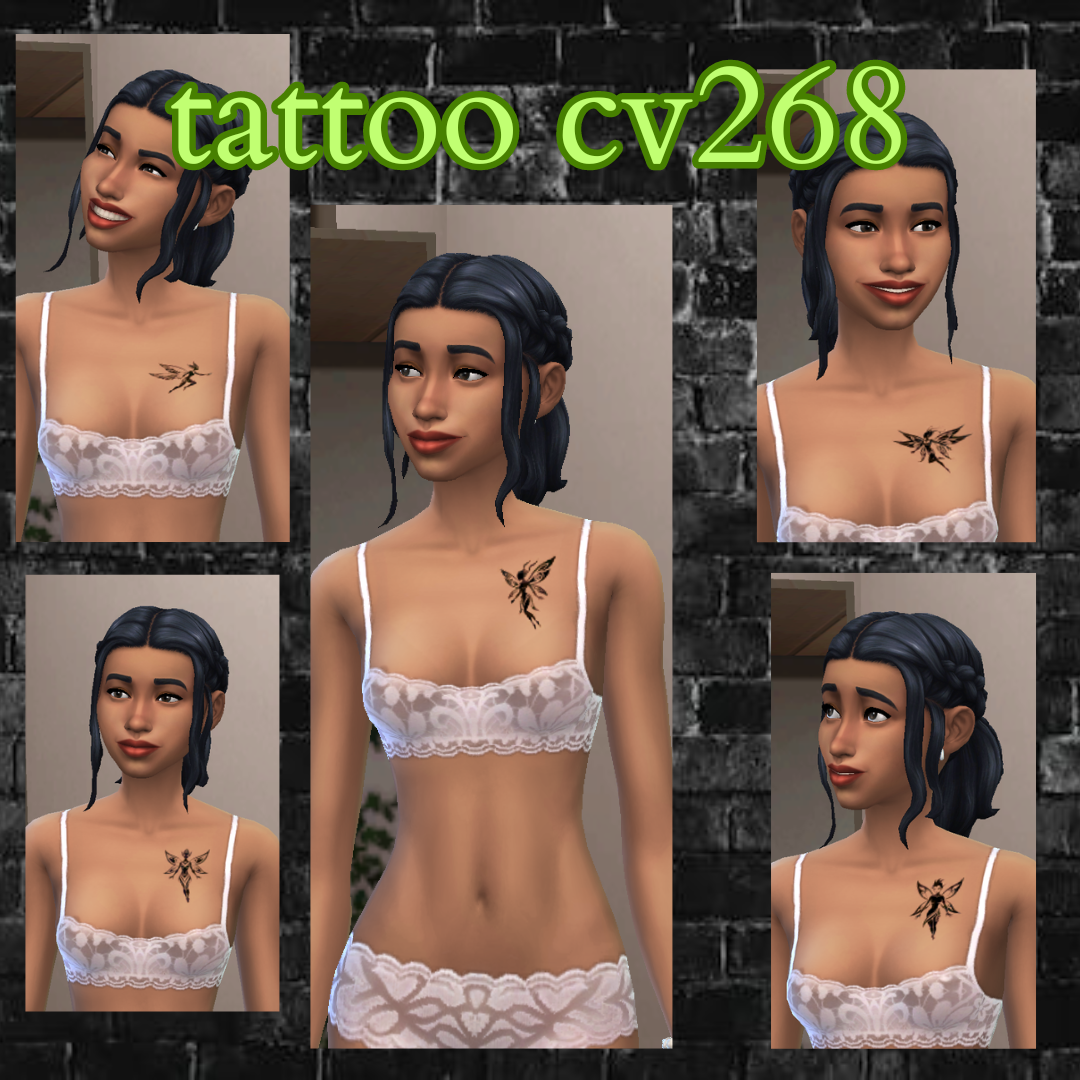 Tattoo Cv268 Base Game Compatible Screenshots The Sims 4 Create A