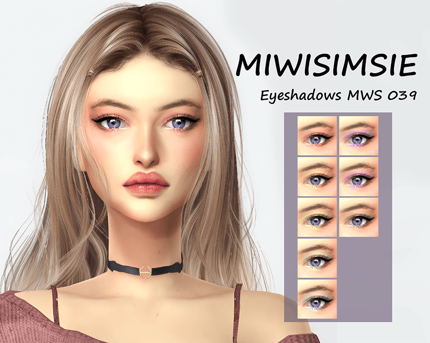 Install Eyeshadows MWS 039 The Sims 4 Mods CurseForge