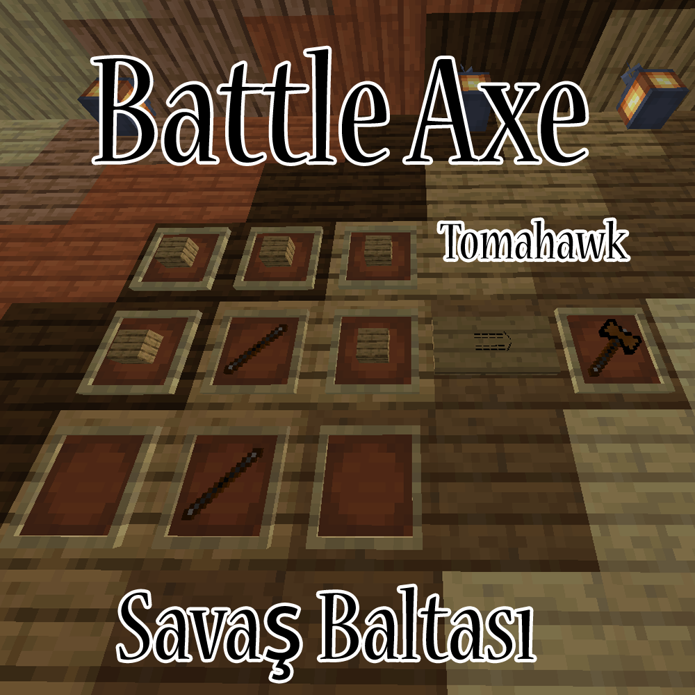 Battle Axe Tomahawk Sava Baltas Tr Minecraft Mods Curseforge