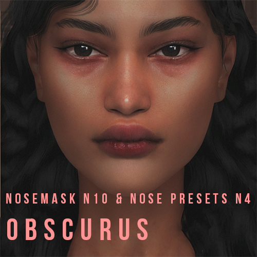 Nosemask N10 Nose Presets Create A Sim The Sims 4 CurseForge