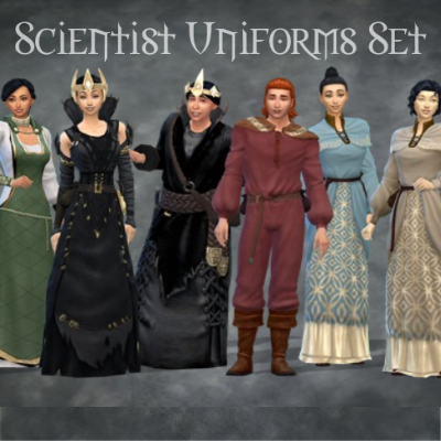 Scientist Career Replacement Uniforms The Sims Create A Sim