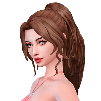 Zarah Ponytail Screenshots The Sims Create A Sim Curseforge