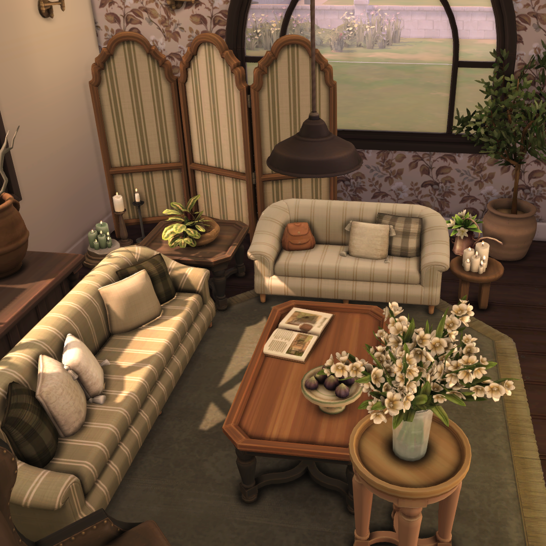 Domaine Garden Livingroom The Sims 4 Rooms Lots CurseForge