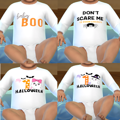 Halloween Infant Onesies Pt The Sims Create A Sim Curseforge