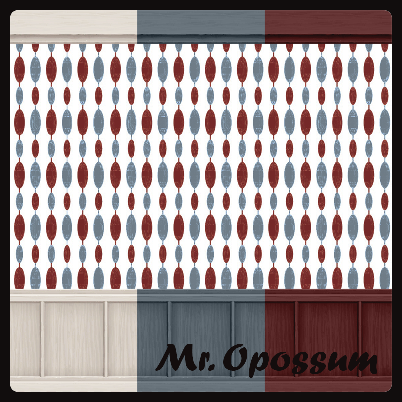 Install Mr Opossum Old Circus Deep Wood V Three Wall The Sims Mods