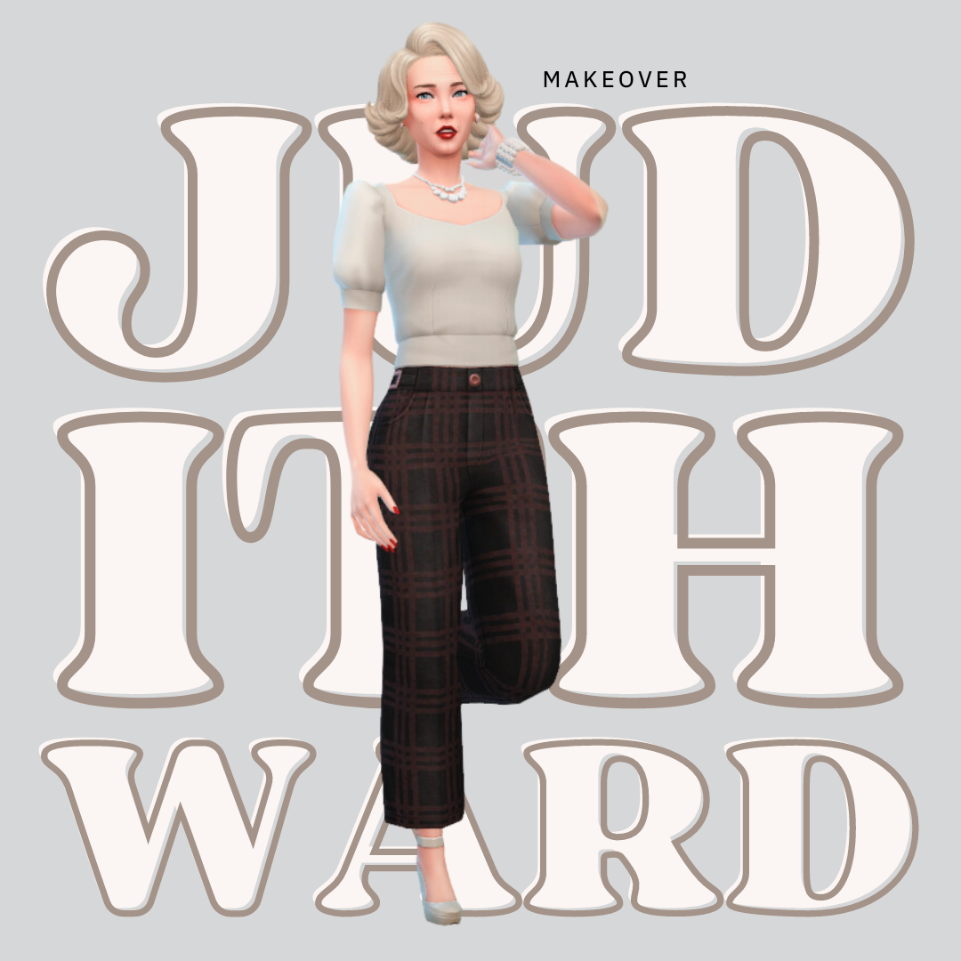 Judith Ward Makeover Get Famous Townie The Sims Sims Households