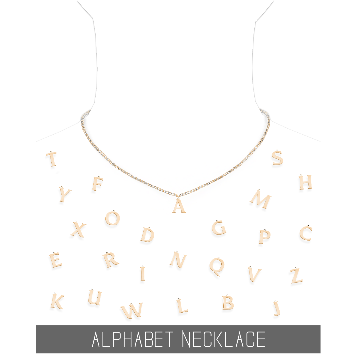 Install Simpliciaty S Alphabet Necklace Collection The Sims 4 Mods