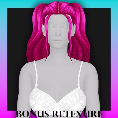 Bonus Retexture Of Lillian V Bangs Hair By Qicc The Sims Create