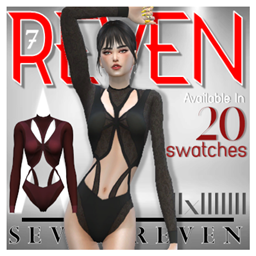 Criss Cross Long Sleeves Bodysuit Acc Tights And Lingerie The Sims Create A Sim Curseforge