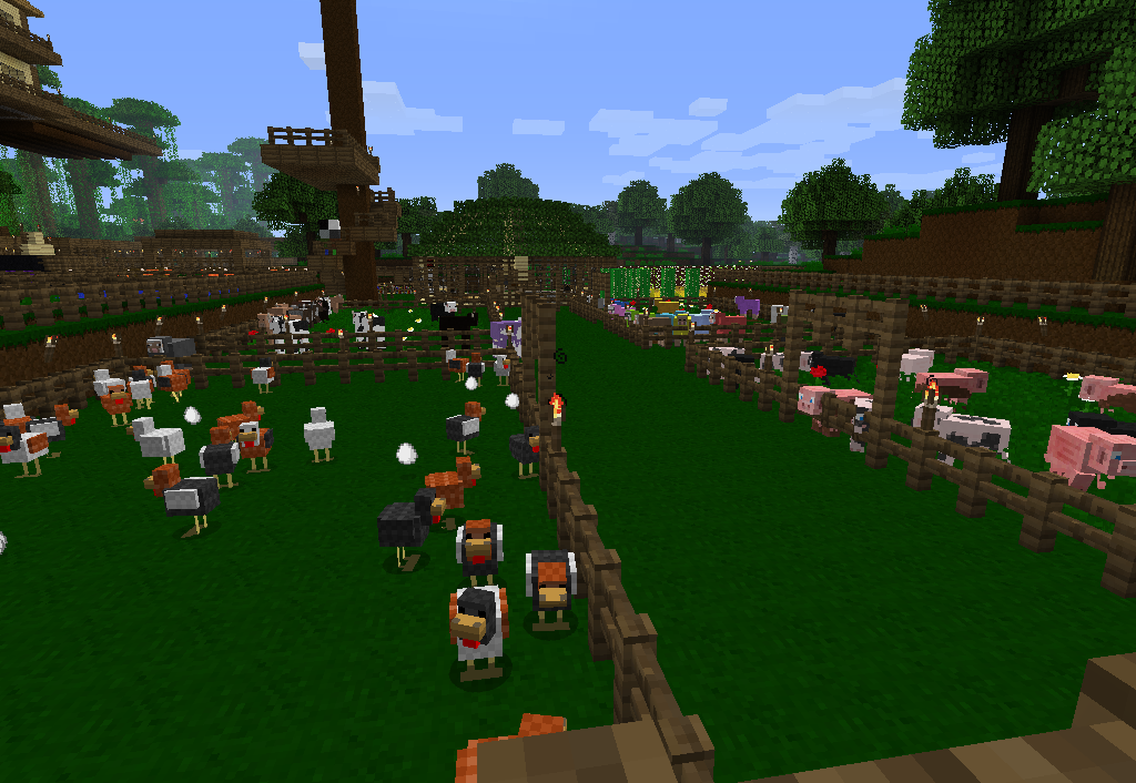 Changed animals.