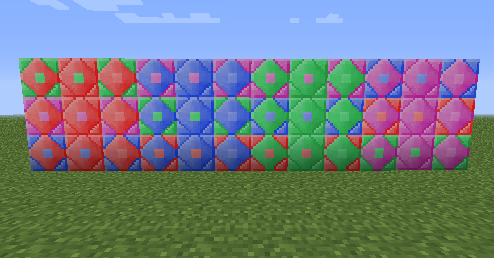 This Shows all the block mosaics available as of V0.4.1