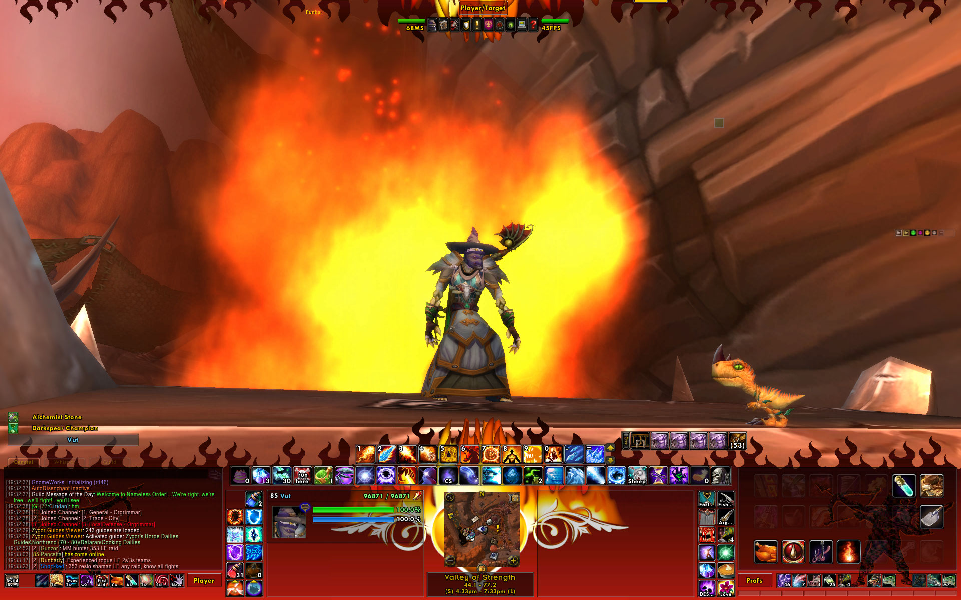 <p>Screenshot of FlamingHeart</p>