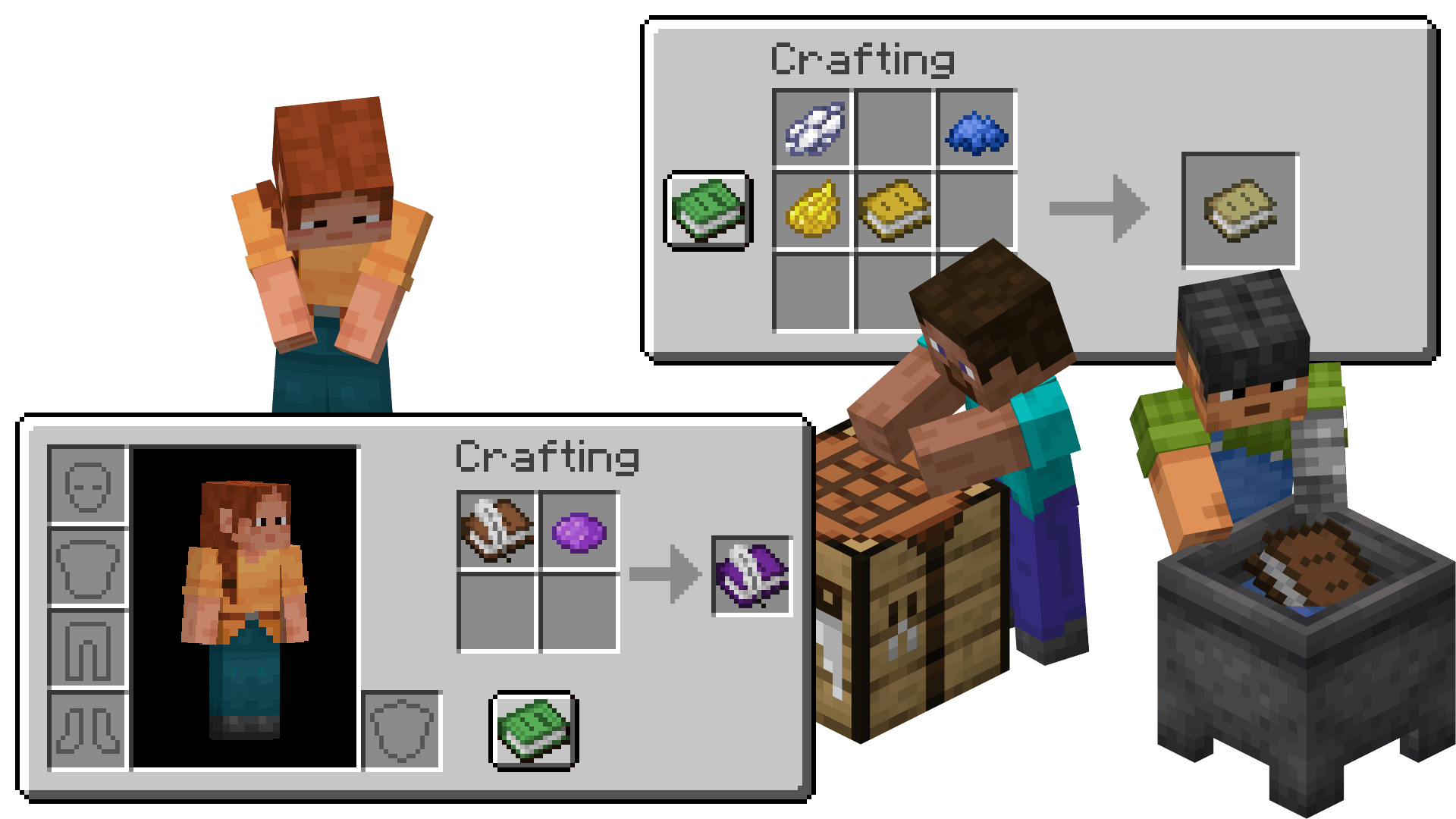 Colorful Books Screenshots Minecraft Mods