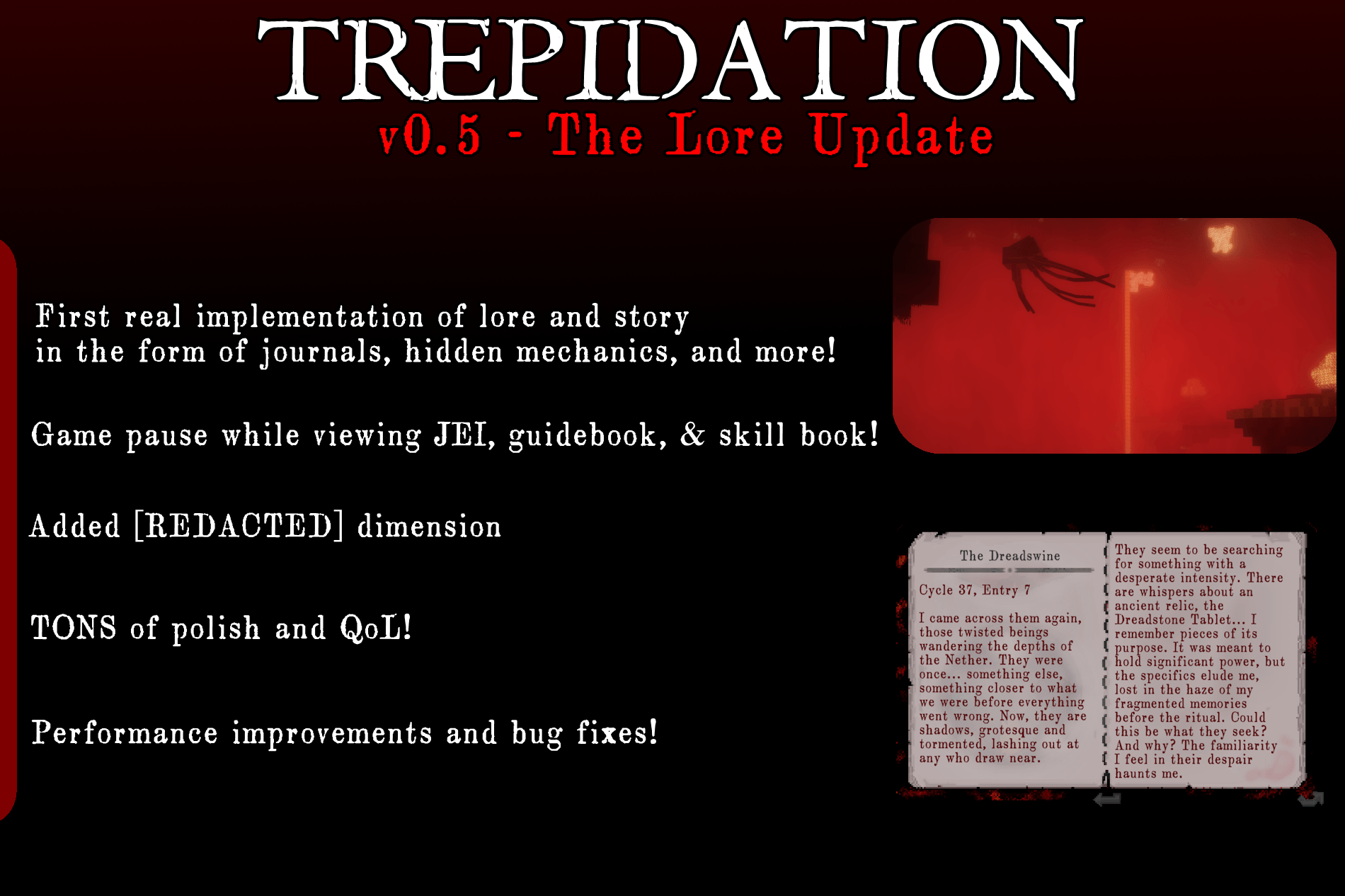 TREPIDATION - Minecraft Modpacks - CurseForge