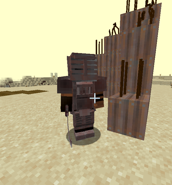 Thumbnail Clad in scrap metal armor these dangerous psychopaths lurk across the wasteland biome on the prowl for any hapless travelers they can loot!