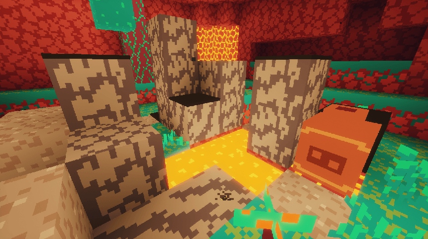 Hunt down the relics of the nethers' past in the Piglin Ruins mod.