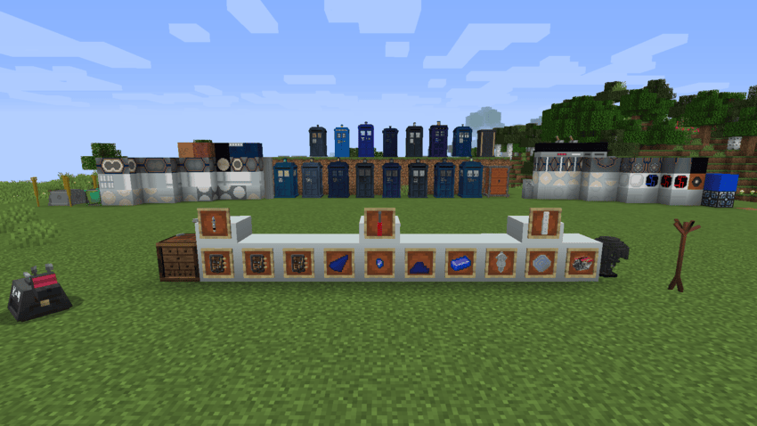 Picture showing off ASEOHA blocks, items, and exteriors.