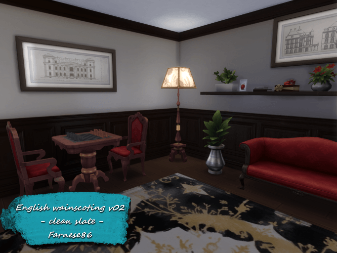 Thumbnail Farnese86 - English wainscoting v02 - clean slate - presentation (1)