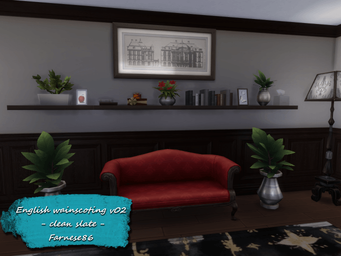 Thumbnail Farnese86 - English wainscoting v02 - clean slate - presentation (3)