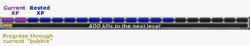 <p>BetterEXP experience bar</p>