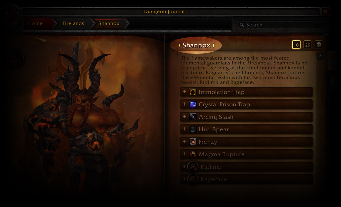<p>Quickly change boss or instance, without having to go back and forth.</p>