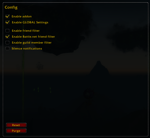 <p>Here you can select certain filters.</p>