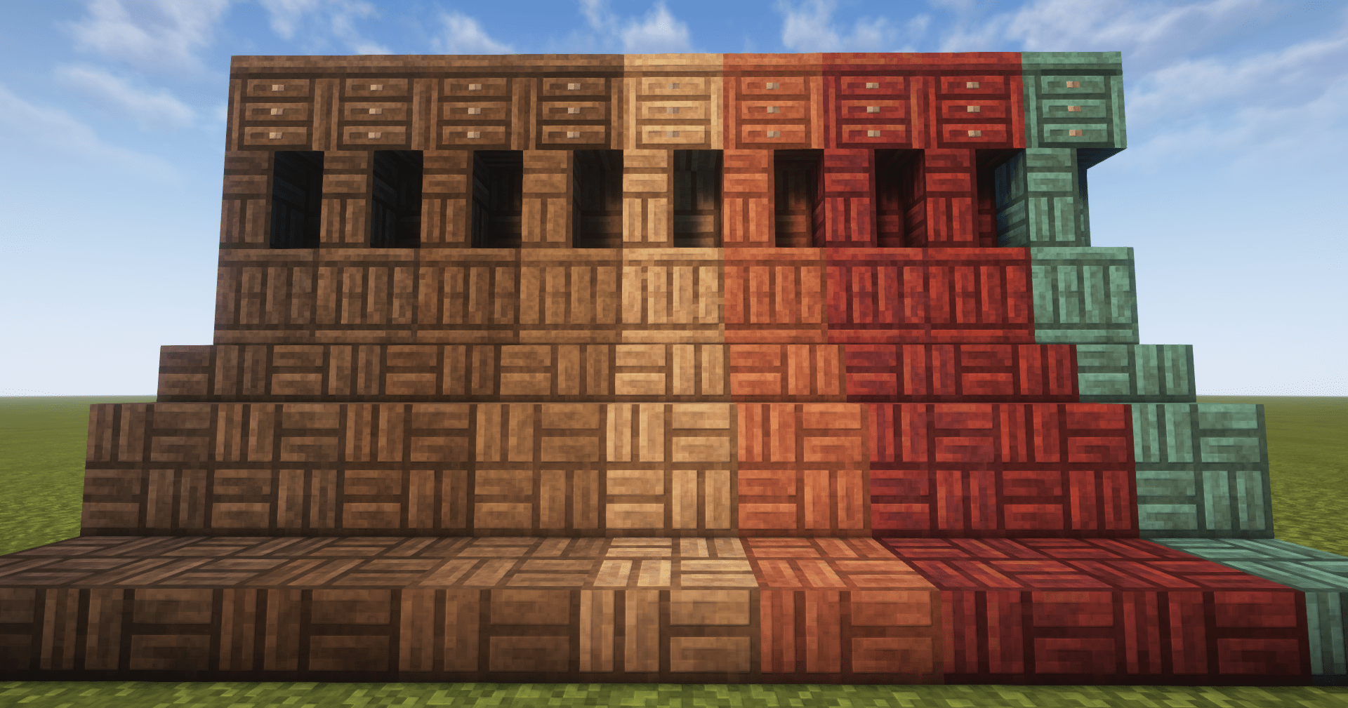 Changed textures in-game