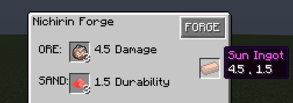 Thumbnail Forge your own Sun Ingots to create a powerful nichirin!