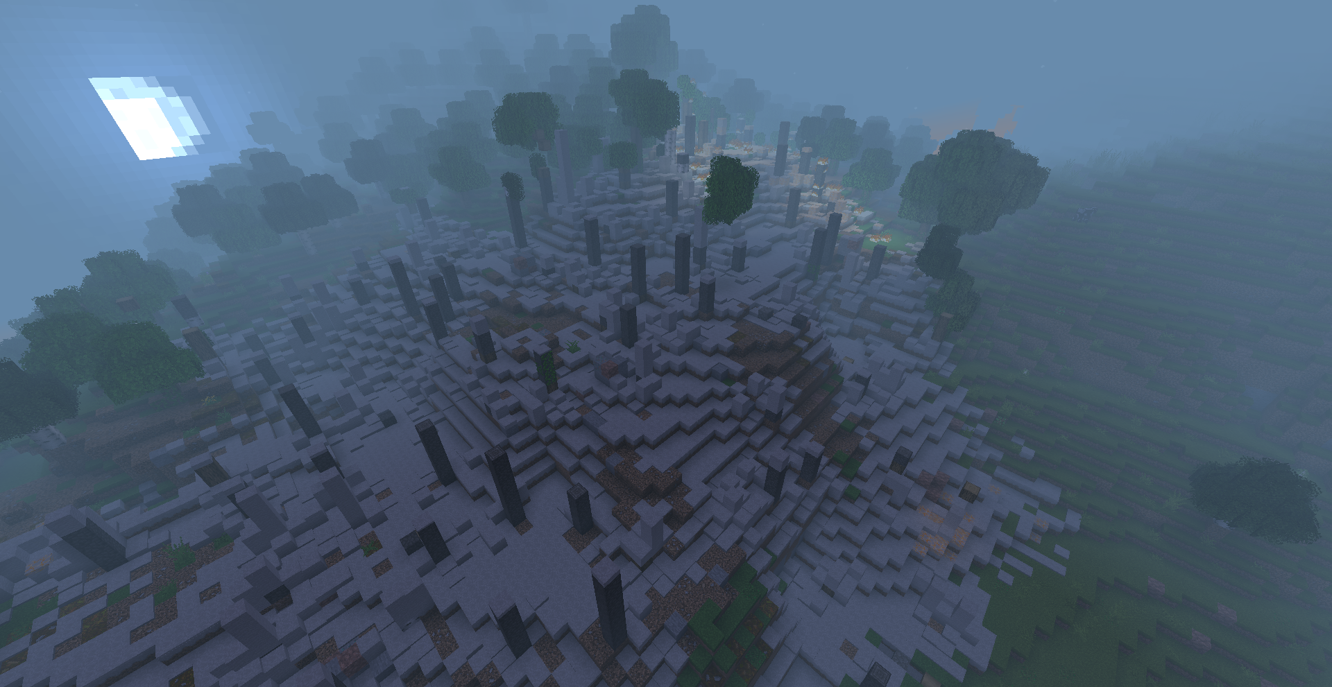 Thumbnail Dawn of the third day. The forest fire has more-or-less finished.