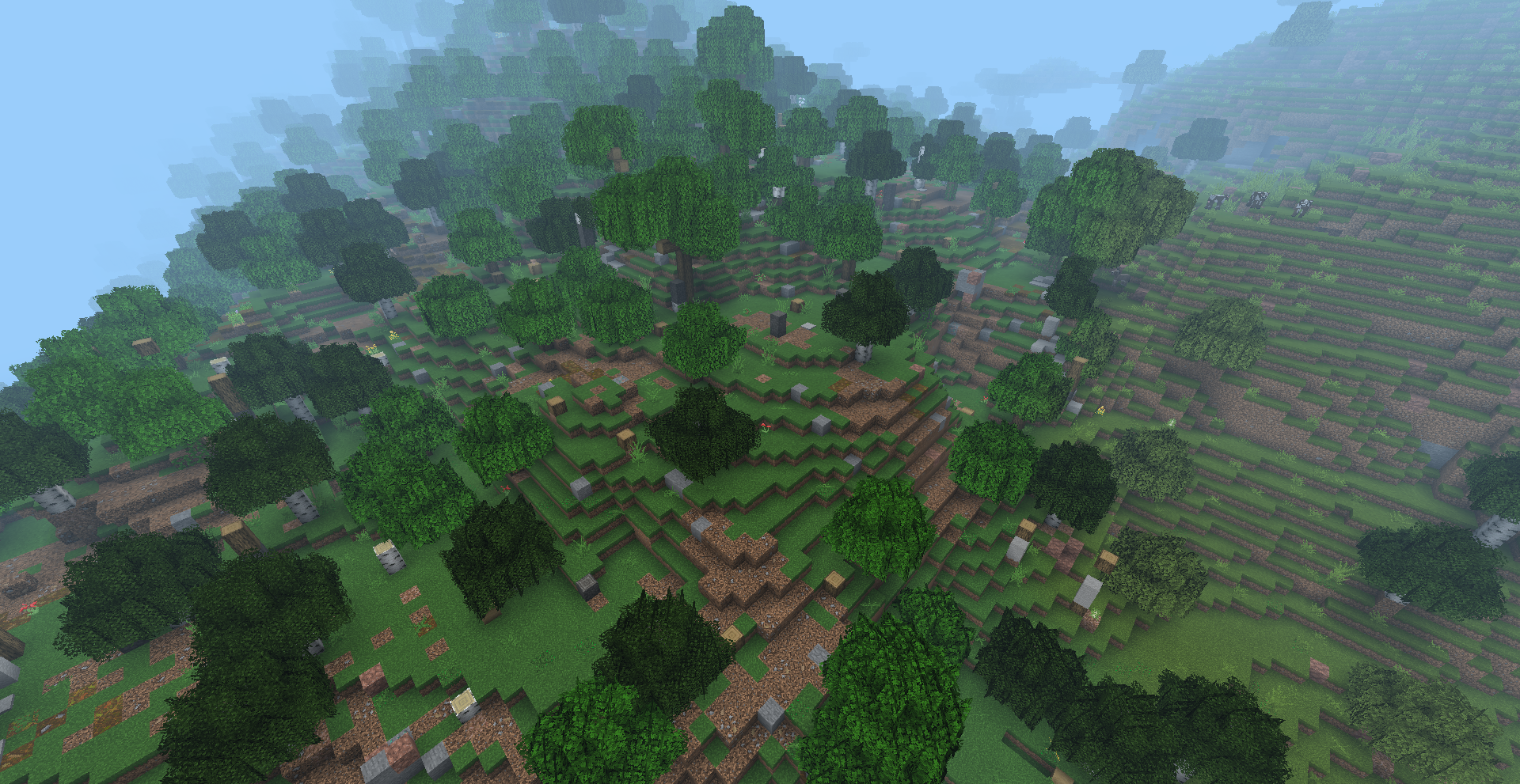 Thumbnail Several more days later. The forest has more-or-less finished growing back.