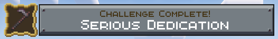 This is how a challenge looks like on completion