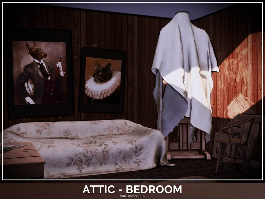Attic Bedroom - Gallery - The Sims 4 Rooms / Lots - CurseForge