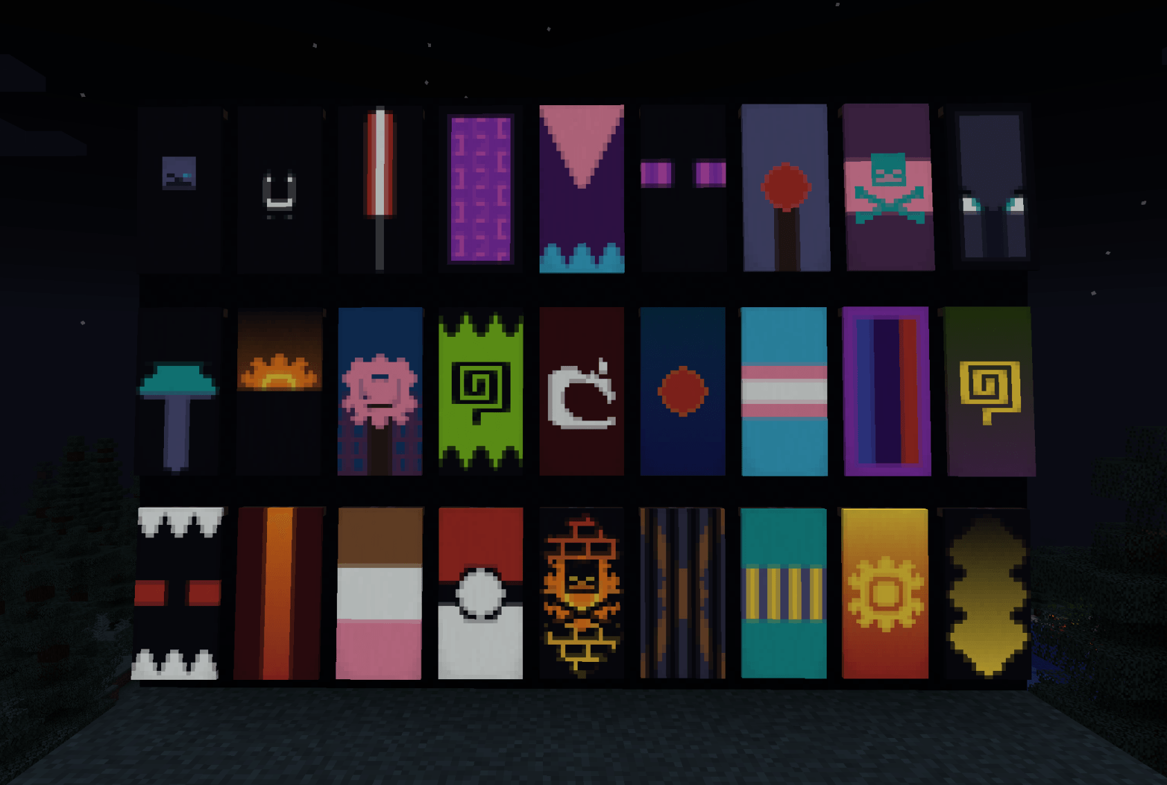 Pc Minecraft Banner Designs