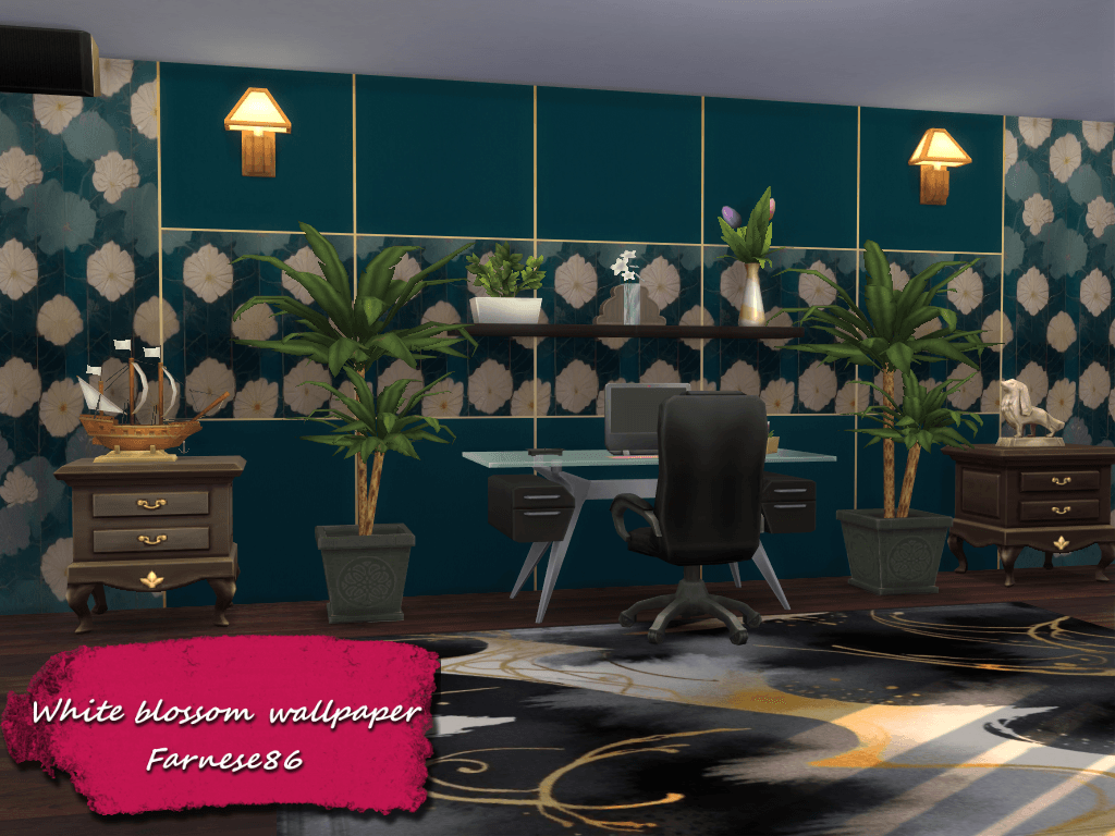Thumbnail Farnese86 - White blossom wallpaper - presentation (3)