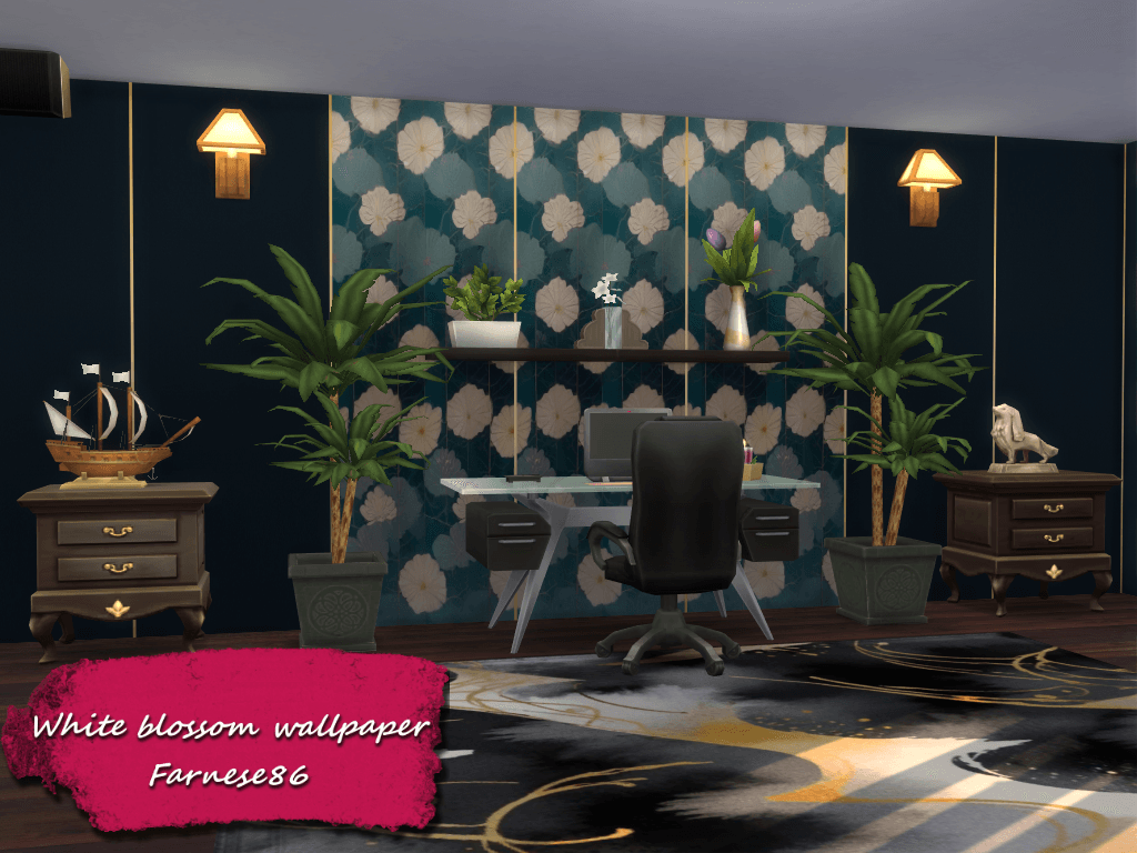 Thumbnail Farnese86 - White blossom wallpaper - presentation (4)