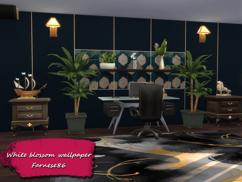 Thumbnail Farnese86 - White blossom wallpaper - presentation (5)