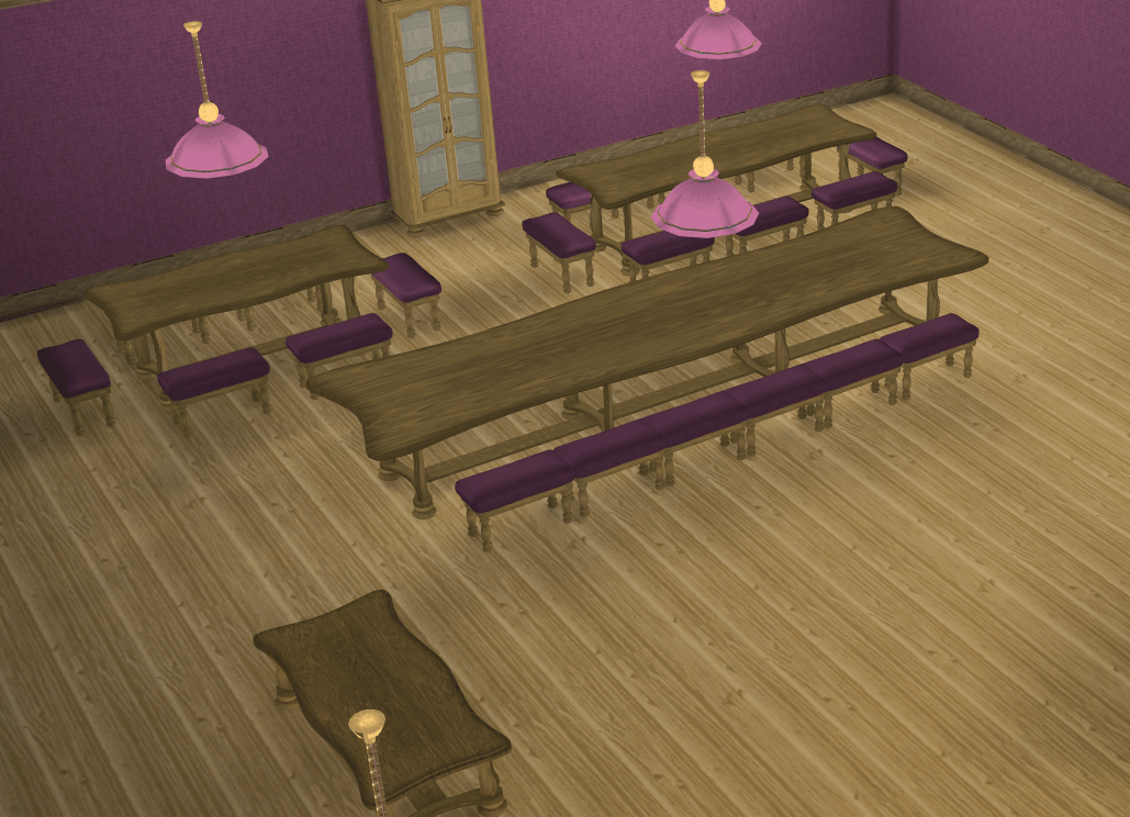 Thumbnail Coffee table and three different dining table sizes, with a dining chair bench which can be combined in different ways.